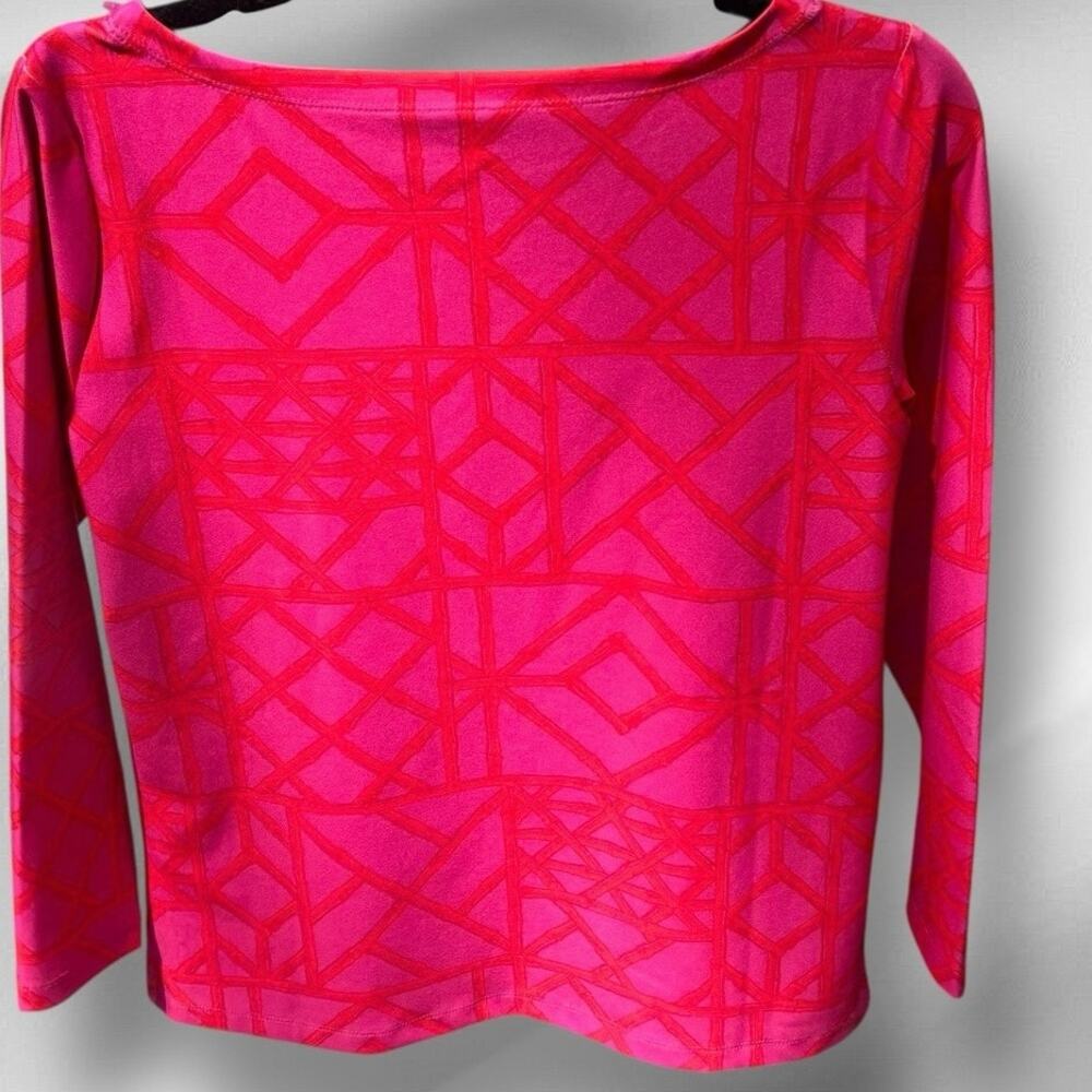 Vineyard Vines Woman’s Sankaty Bamboo Shirt Long Sleeve M Lycra Blend Quick Dry - Picture 7 of 9